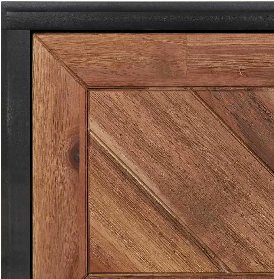 Kavos staliukas, 90x50x40cm, akacijos medienos masyvas ir MDF
