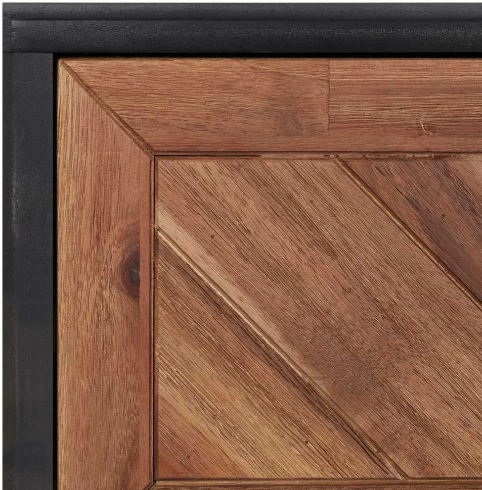 Kavos staliukas, 90x50x40cm, akacijos medienos masyvas ir MDF