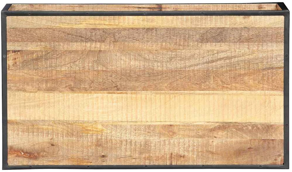 Kavos staliukas, 90x50x40cm, perdirbtos medienos masyvas