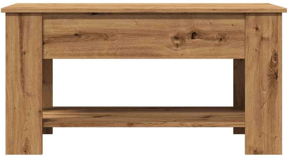 Kavos staliukas, artisano ąžuolo, 101x49x52cm, apdirbta mediena
