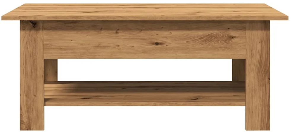 Kavos staliukas, artisano ąžuolo, 102x55x42cm, apdirbta mediena