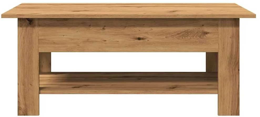 Kavos staliukas, artisano ąžuolo, 102x55x42cm, apdirbta mediena