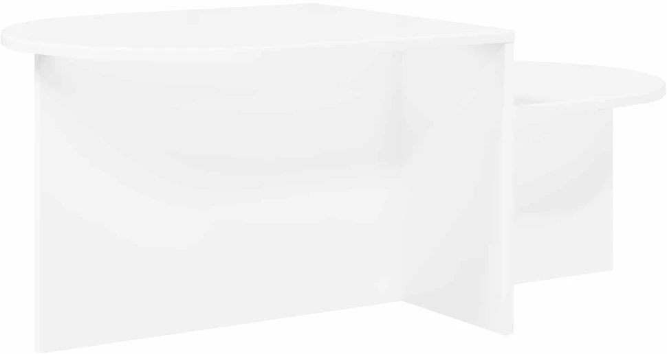 Kavos staliukas Balta 100 x 50 x 40 cm Apdirbta mediena