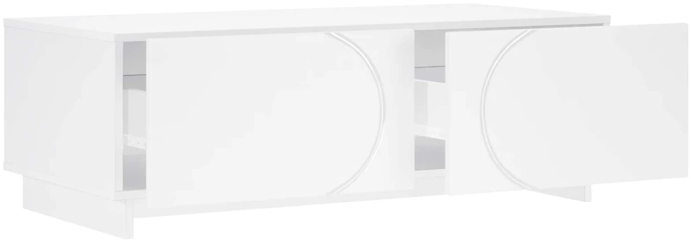 Kavos staliukas Balta 102 x 50,5 x 35 cm Apdirbta mediena