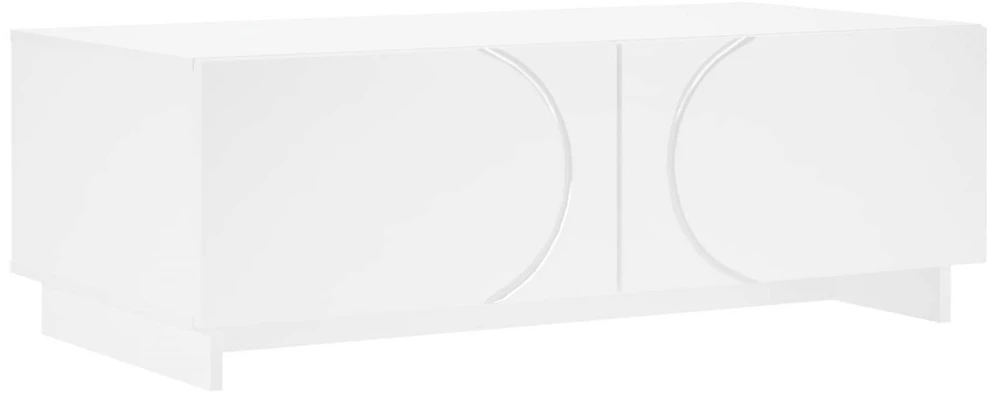 Kavos staliukas Balta 102 x 50,5 x 35 cm Apdirbta mediena