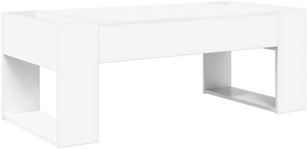 Kavos staliukas Balta 110 x 50 x 41 cm Apdirbta mediena