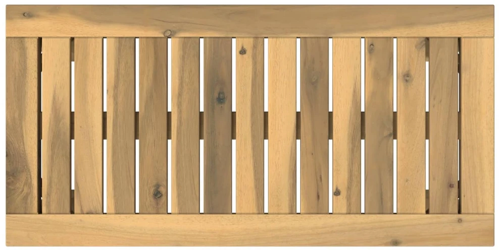 Kavos staliukas Balta 60,5 x 30 x 36 cm Kietos akacijos mediena