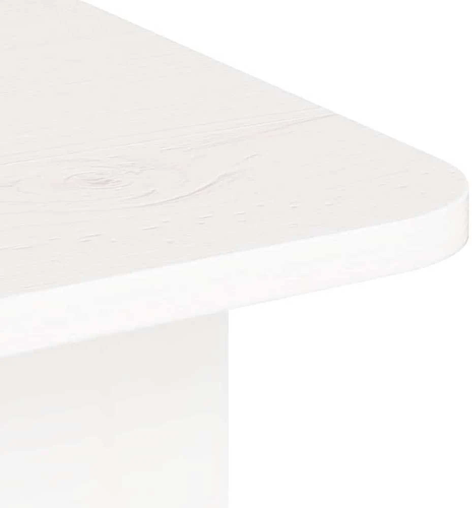 Kavos staliukas Balta 80 x 39,5 x 33,5 cm Pušies masyvas