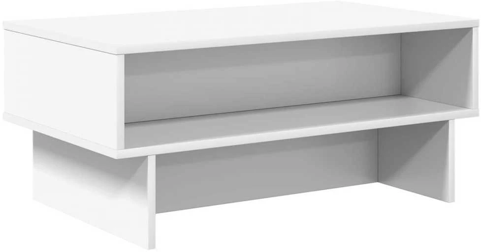Kavos staliukas Balta 80 x 46 x 35 cm Apdirbta mediena