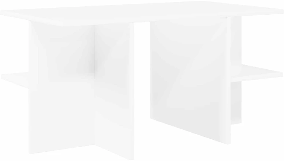 Kavos staliukas Balta 87 x 50 x 45 cm Dirbtinė mediena