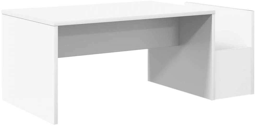 Kavos staliukas Balta 90 x 45 x 35 cm Apdirbta mediena