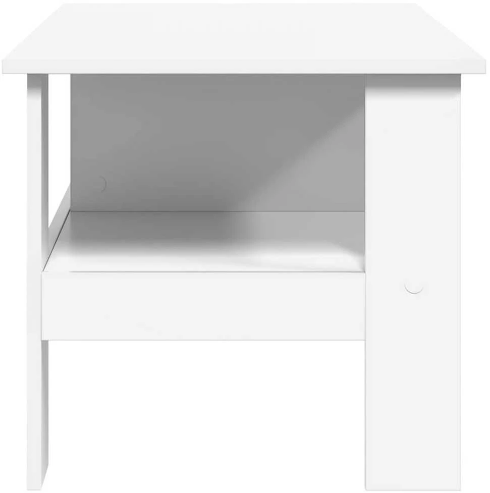 Kavos staliukas Balta 90 x 50 x 45 cm Apdirbta mediena