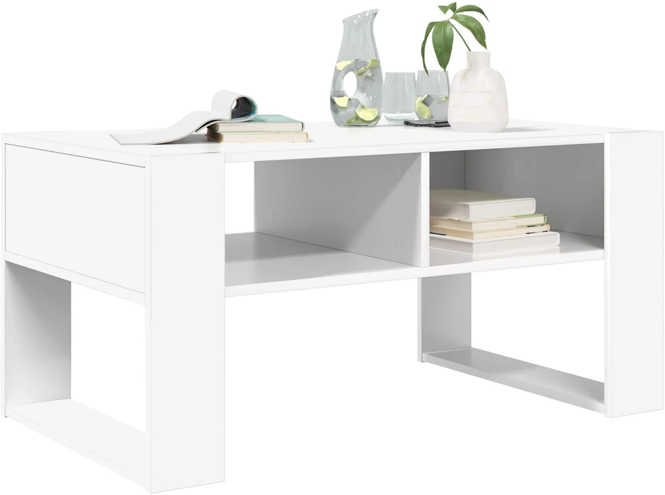 Lova Kavos staliukas Balta 92 x 53 x 45 cm Apdirbta mediena