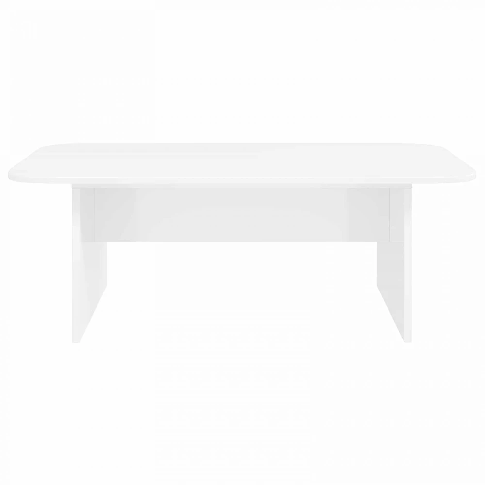 Kavos staliukas Balta 93 x 53 x 33 cm Apdirbta mediena