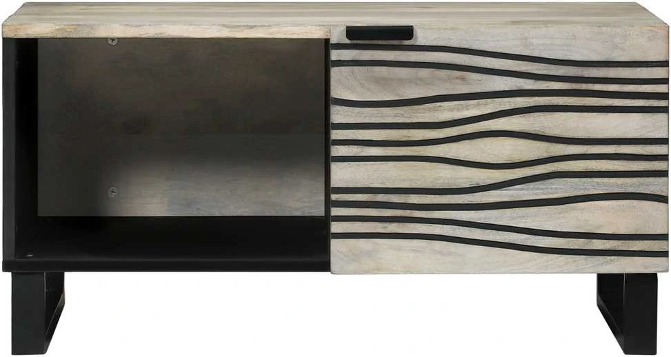 Kavos staliukas Balta 80 x 50 x 40 cm Apdirbta mediena