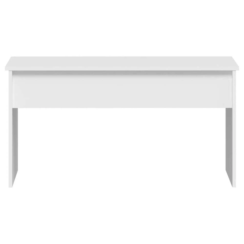 Kavos staliukas, baltas, 102x50,5x52,5cm, apdirbta mediena