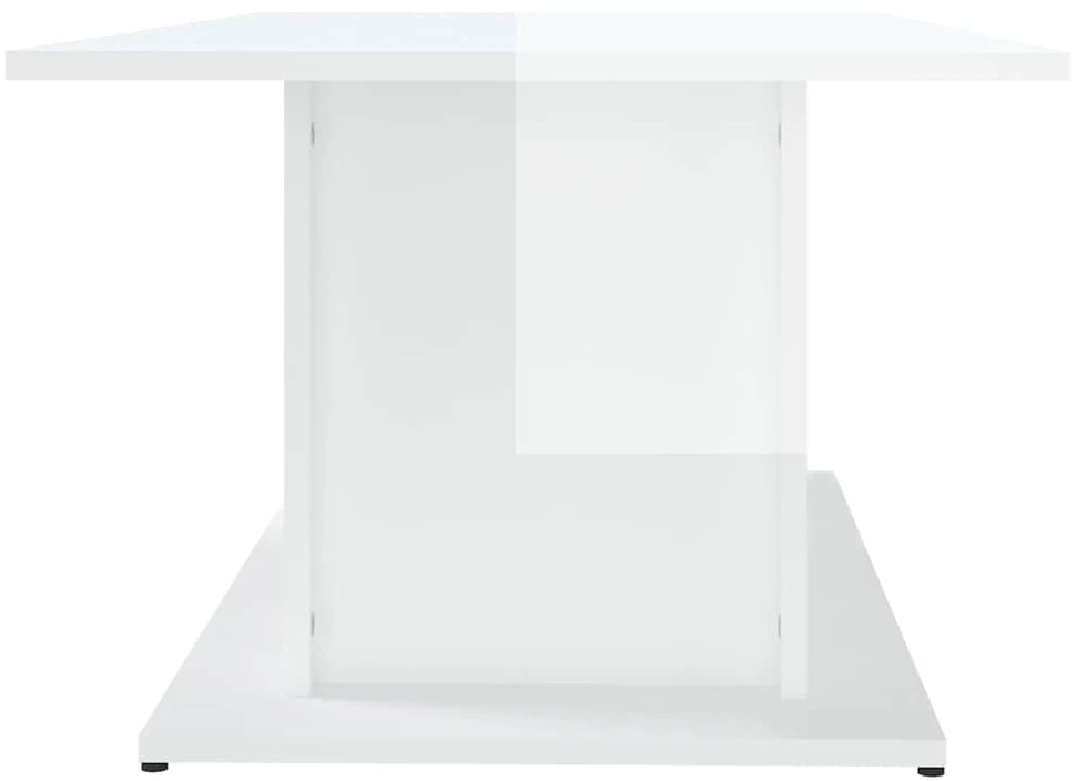 Kavos staliukas, baltas, 102x55,5x40cm, apdirbta mediena