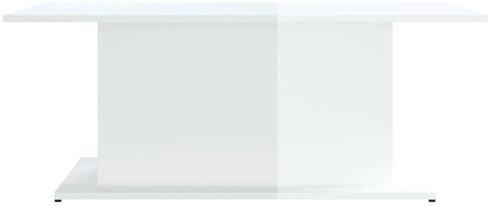 Kavos staliukas, baltas, 102x55,5x40cm, apdirbta mediena