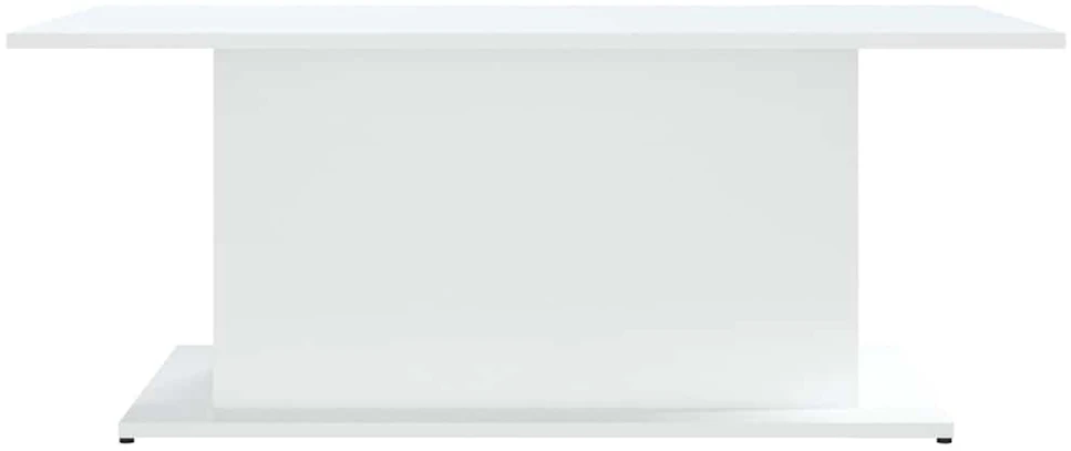 Kavos staliukas, baltas, 102x55,5x40cm, apdirbta mediena