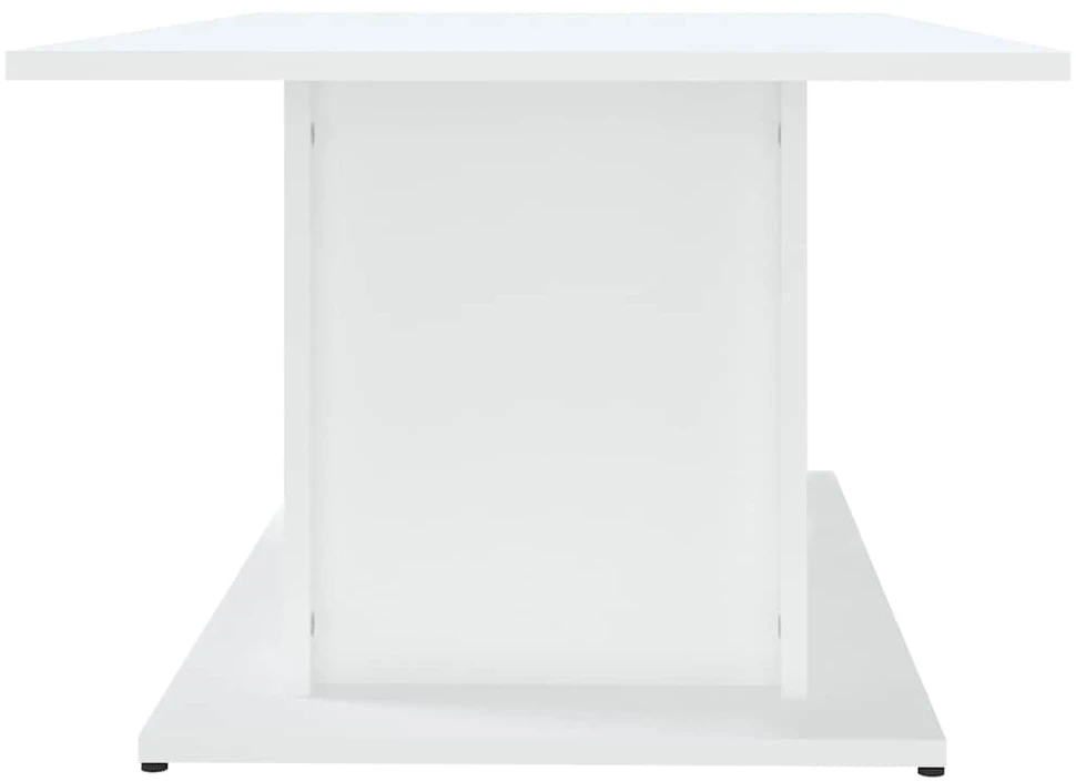 Kavos staliukas, baltas, 102x55,5x40cm, apdirbta mediena