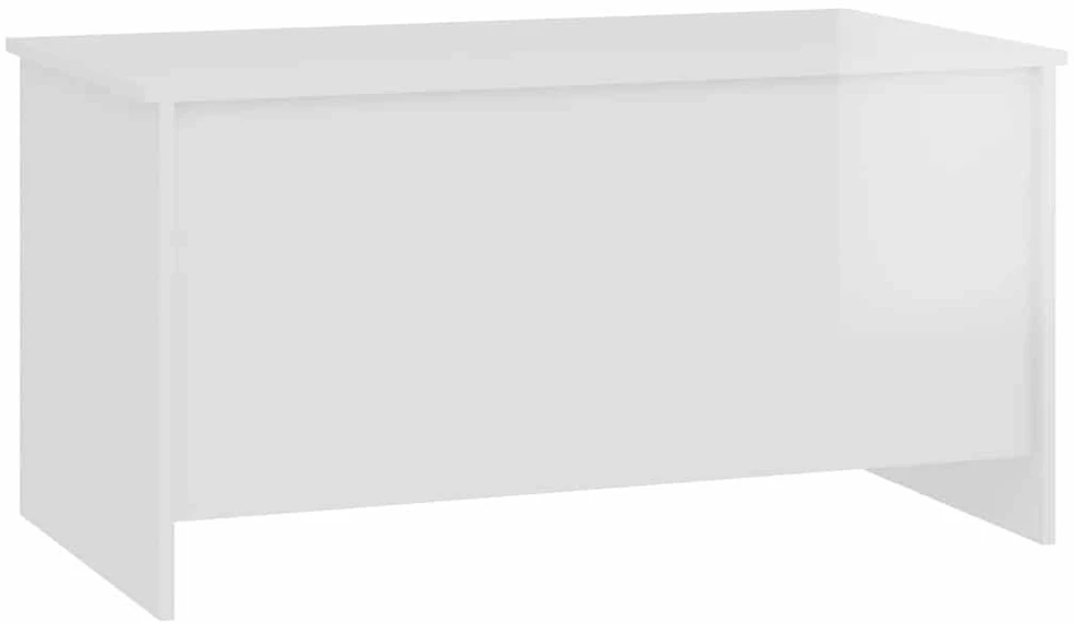 Kavos staliukas, baltas, 102x55,5x52,5cm, apdirbta mediena