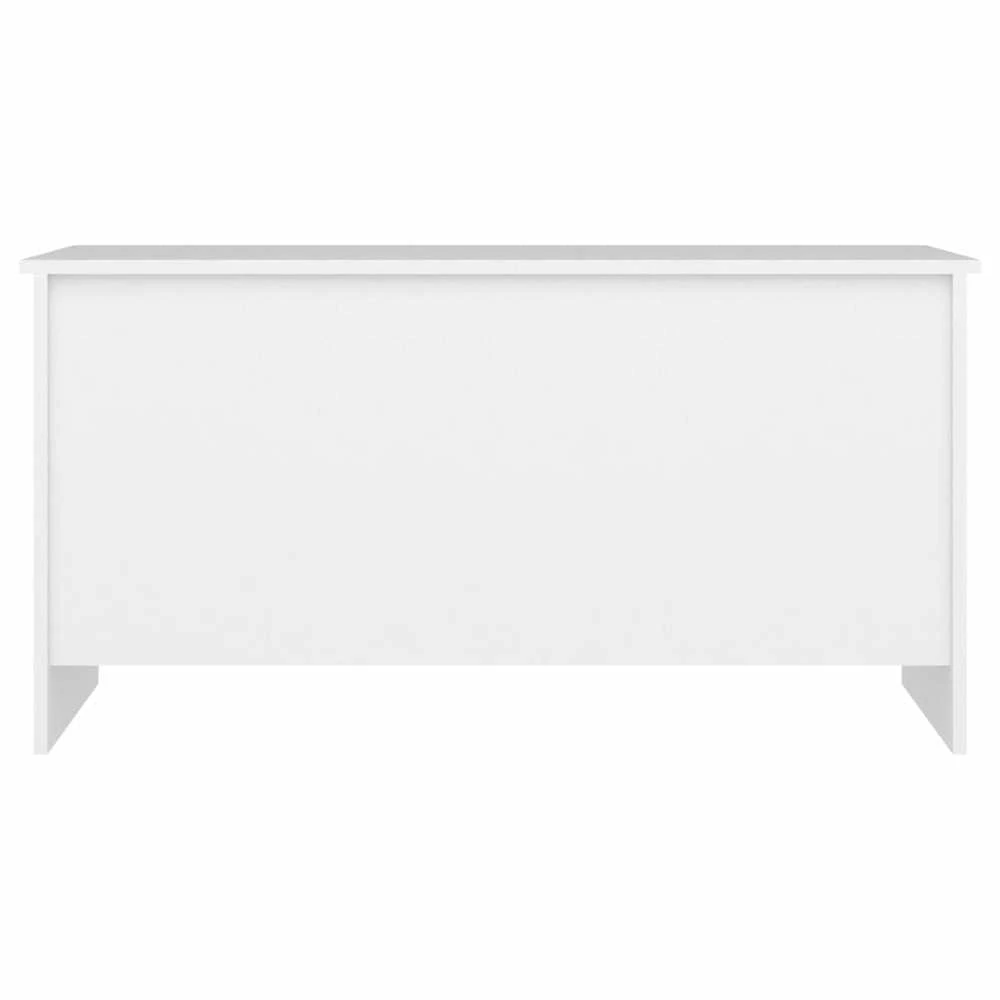 Kavos staliukas, baltas, 102x55,5x52,5cm, apdirbta mediena