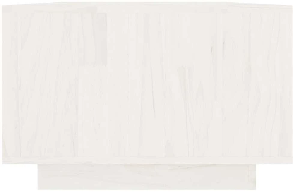 Kavos staliukas, baltas, 110x50x33,5cm, pušies medienos masyvas