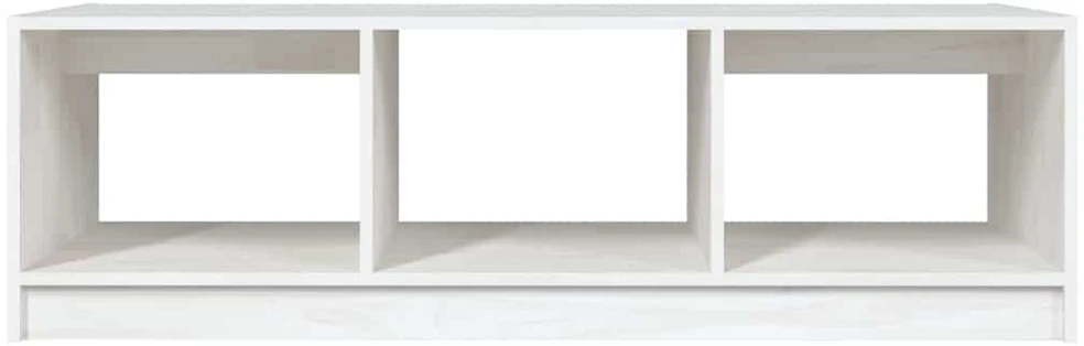 Kavos staliukas, baltas, 110x50x34cm, pušies medienos masyvas