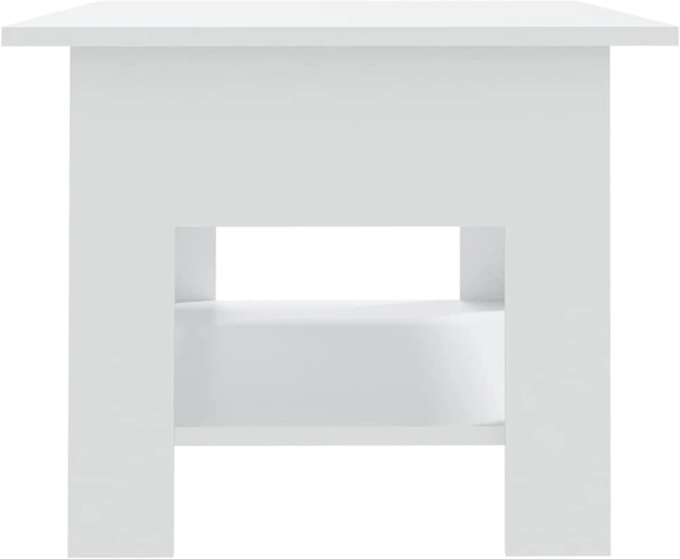 Kavos staliukas, baltos spalvos, 102x55x42cm, MDP