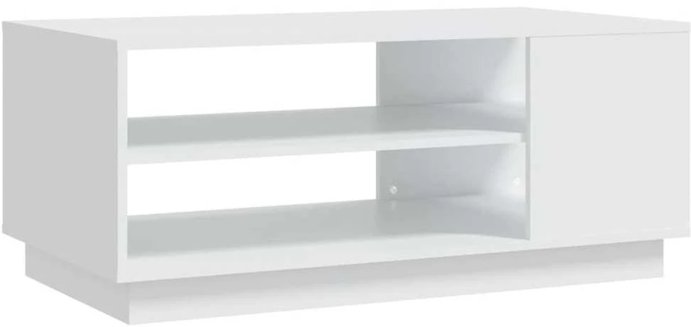 Kavos staliukas, baltos spalvos, 102x55x43cm, MDP