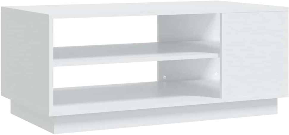 Kavos staliukas, baltos spalvos, 102x55x43cm, MDP