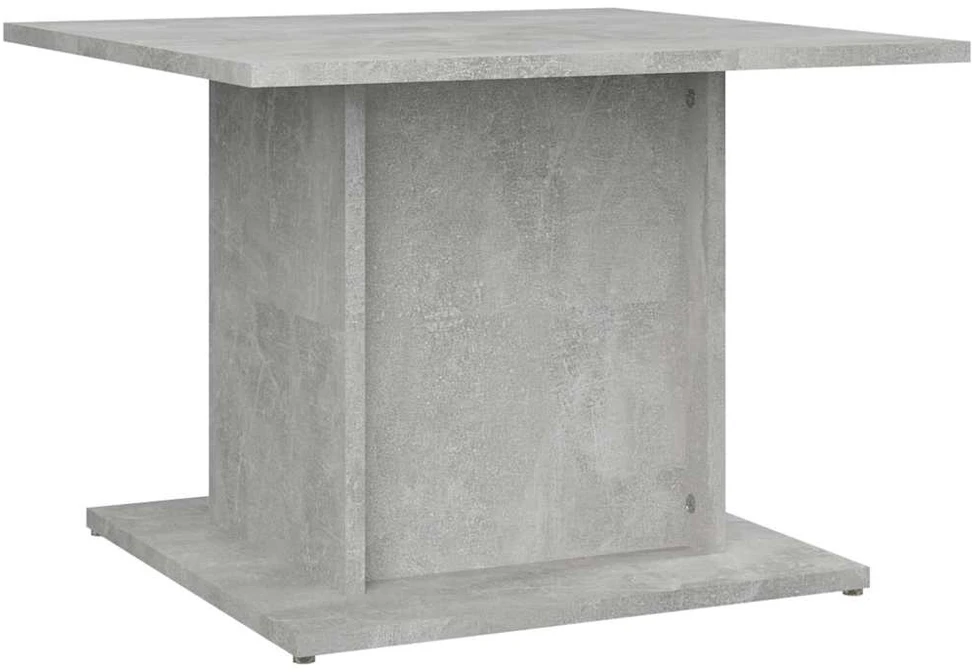 Kavos staliukas, betono, 55,5x55,5x40cm, apdirbta mediena