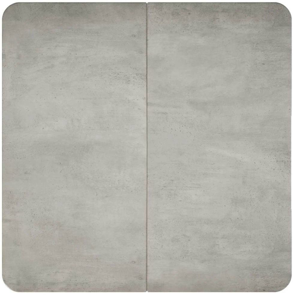 Kavos staliukas Betono pilka 100 x 100 x 45 cm Apdirbta mediena