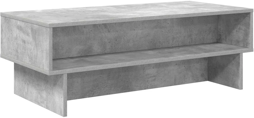 Kavos staliukas Betono pilka 100 x 46 x 35 cm Apdirbta mediena