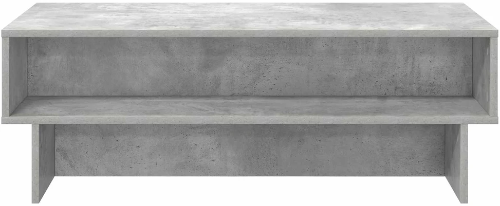 Kavos staliukas Betono pilka 100 x 46 x 35 cm Apdirbta mediena