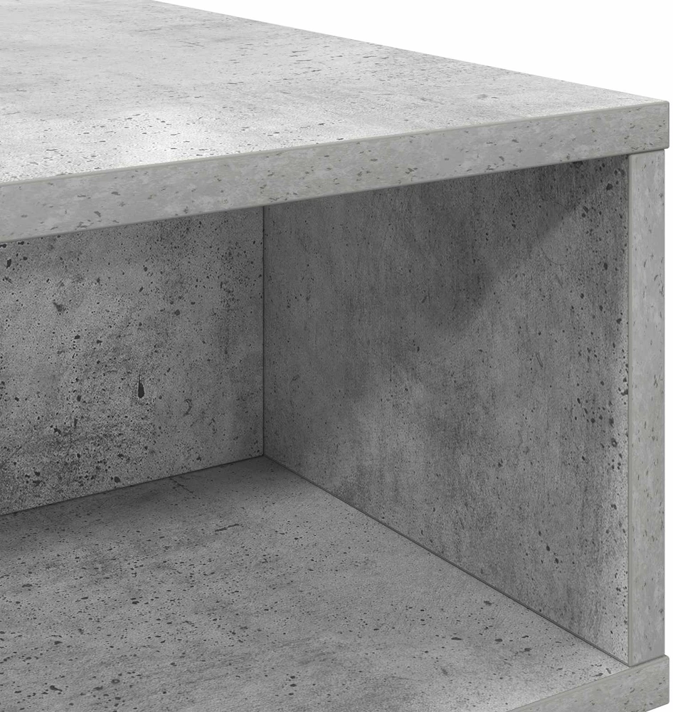 Kavos staliukas Betono pilka 100 x 46 x 35 cm Apdirbta mediena