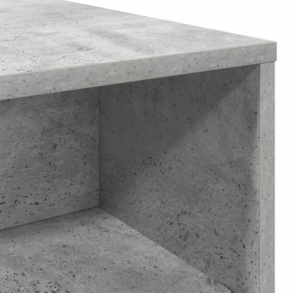 Kavos staliukas Betono pilka 100 x 50 x 40 cm Apdirbta mediena