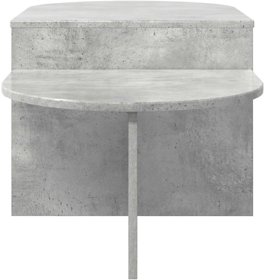Kavos staliukas Betono pilka 100 x 50 x 40 cm Apdirbta mediena
