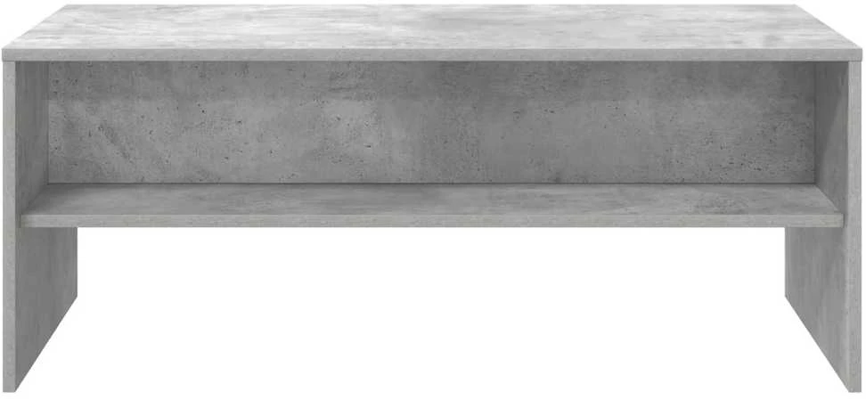 Kavos staliukas Betono pilka 100 x 50 x 40 cm Apdirbta mediena