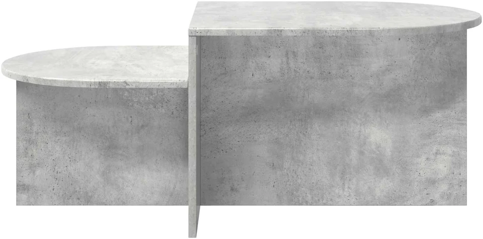 Kavos staliukas Betono pilka 100 x 50 x 40 cm Apdirbta mediena