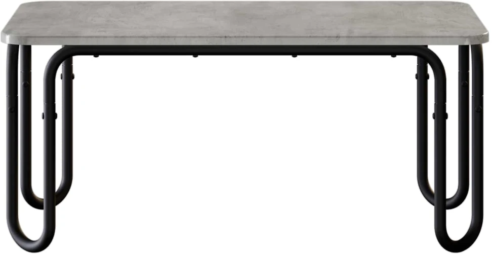 Kavos staliukas Betono pilka 100 x 50 x 45 cm Apdirbta mediena