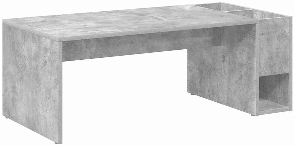 Kavos staliukas Betono pilka 101,5 x 50 x 37 cm