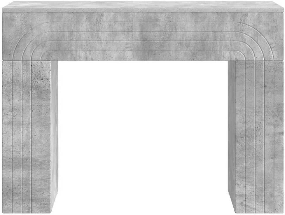 Kavos staliukas Betono pilka 102 x 35 x 75 cm Apdirbta mediena