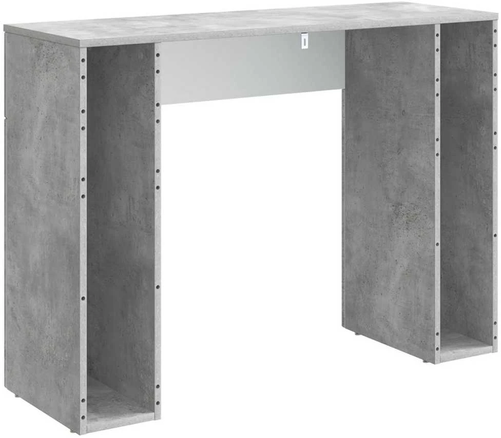 Kavos staliukas Betono pilka 102 x 35 x 75 cm Apdirbta mediena