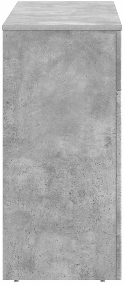 Kavos staliukas Betono pilka 102 x 35 x 75 cm Apdirbta mediena