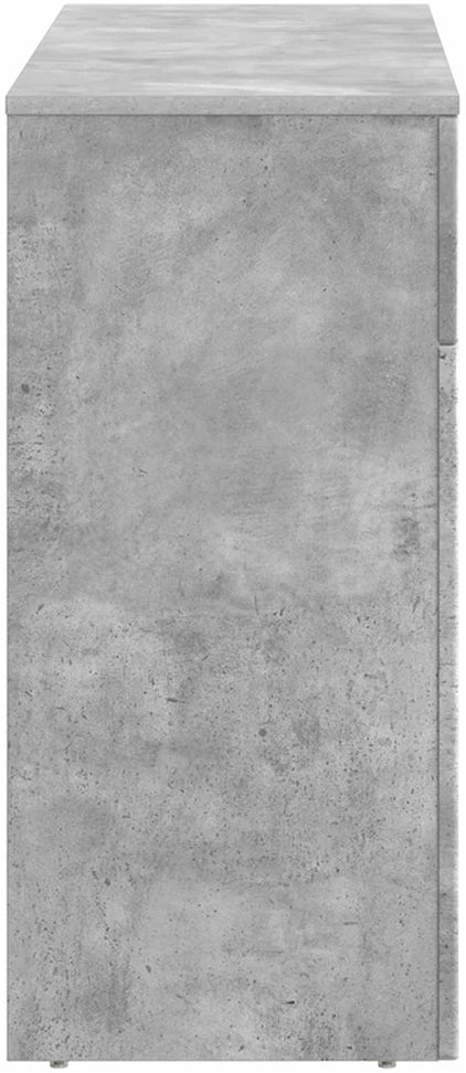 Kavos staliukas Betono pilka 102 x 35 x 75 cm Apdirbta mediena