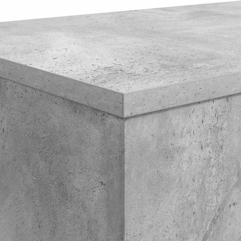 Kavos staliukas Betono pilka 102 x 35 x 75 cm Apdirbta mediena