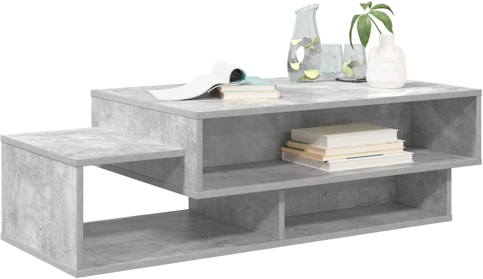 Kavos staliukas Betono pilka 105 x 50 x 32,5 cm
