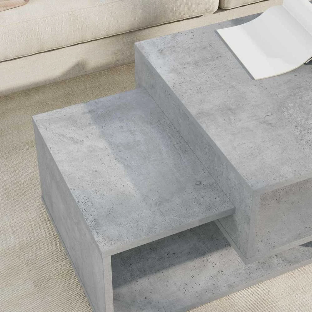 Kavos staliukas Betono pilka 105 x 50 x 32,5 cm