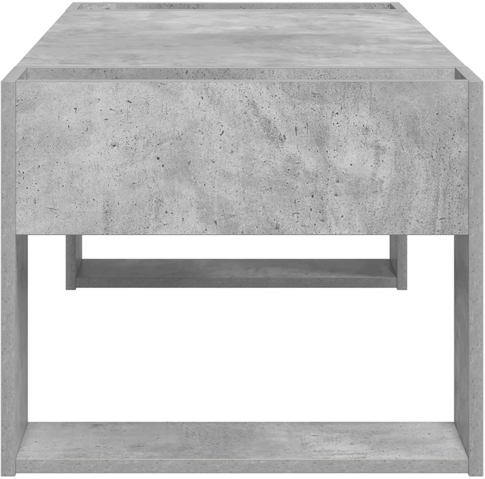 Kavos staliukas Betono pilka 110 x 50 x 41 cm Apdirbta mediena